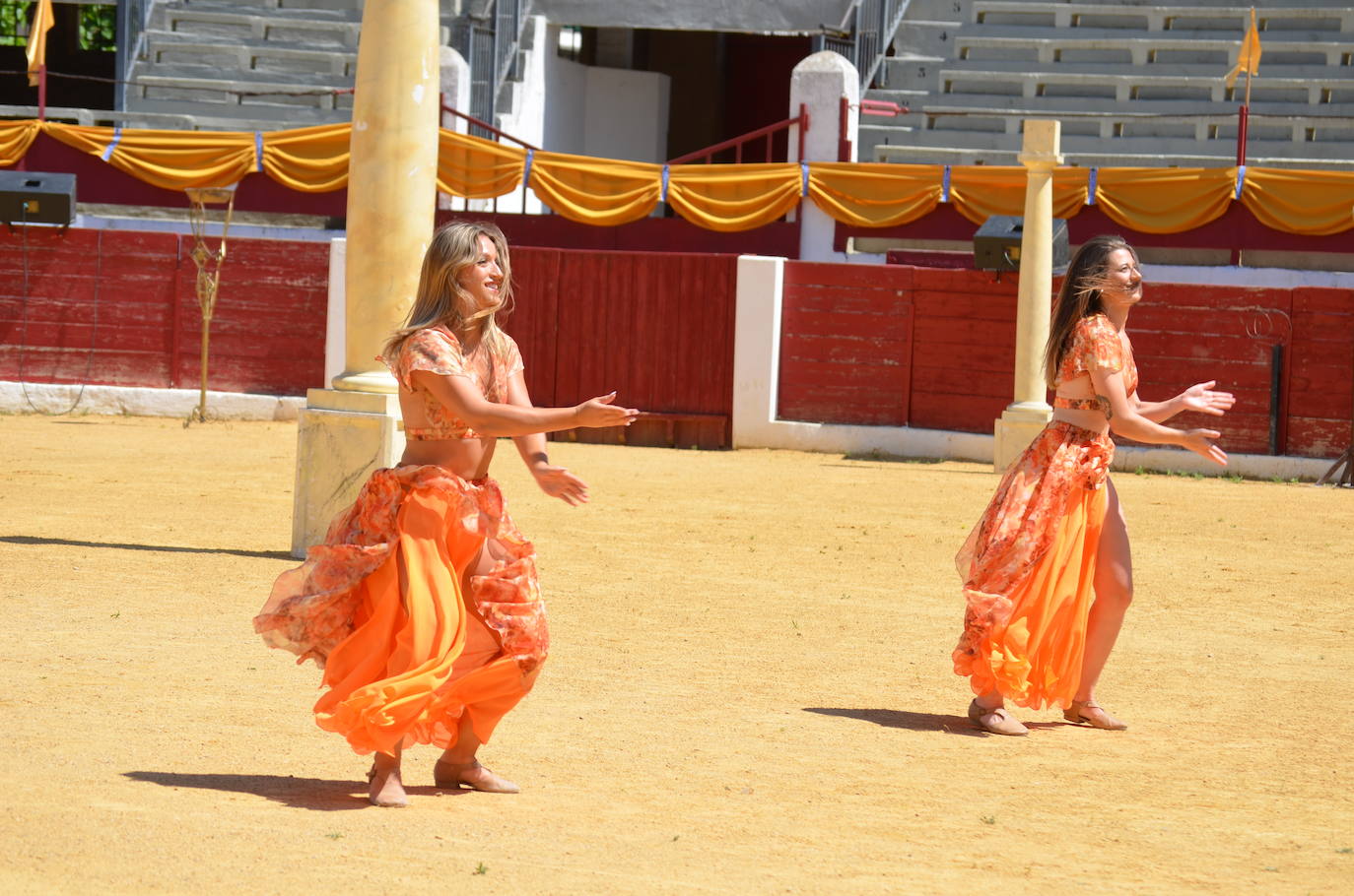 Las imágenes de los gladiadores, bailarinas y carreras de cuadrigas