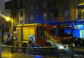 Los Bomberos de Logroño han sofocado un fuego.