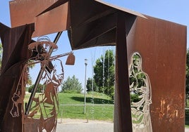 Fuente del monumento dedicado a los agricultores.