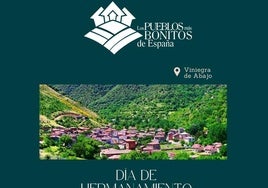 Viniegra de Abajo acogerá el Hermanamiento de los Pueblos Más Bonitos de La Rioja