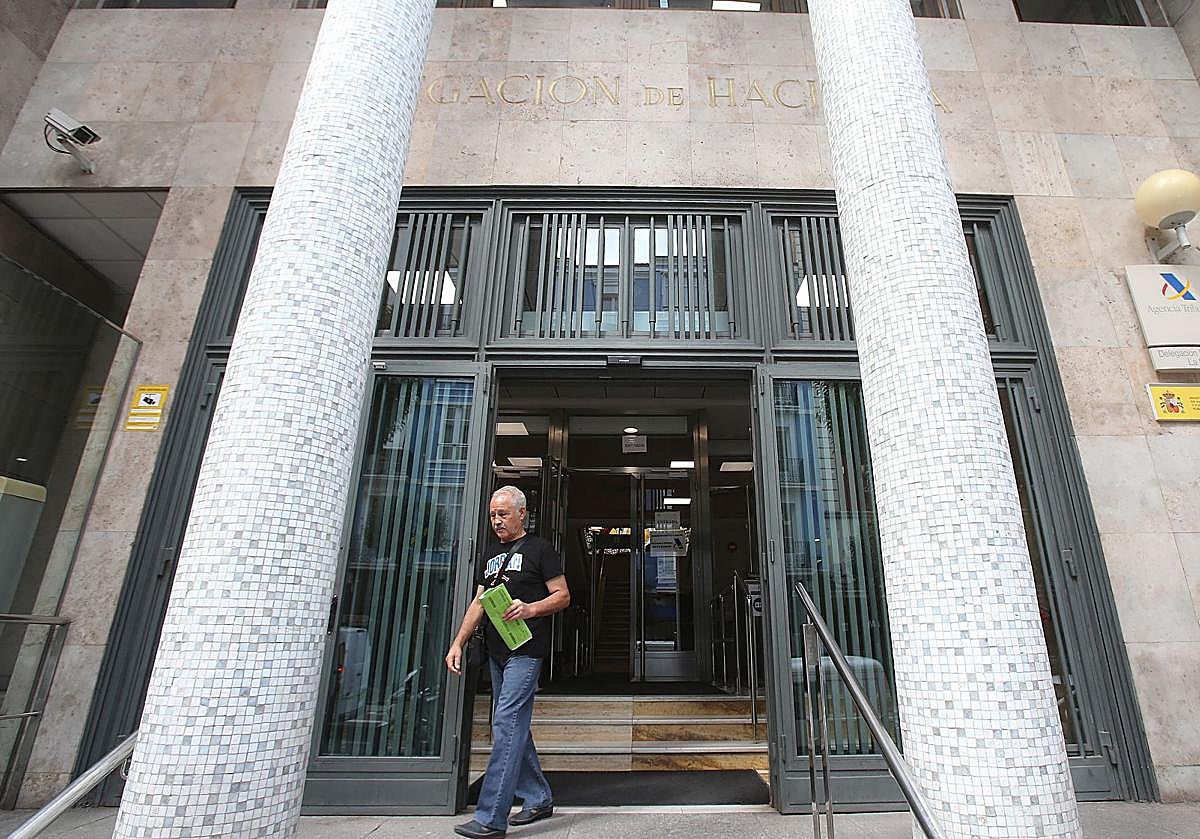 magen de archivo del edificio de Hacienda, en Logroño.