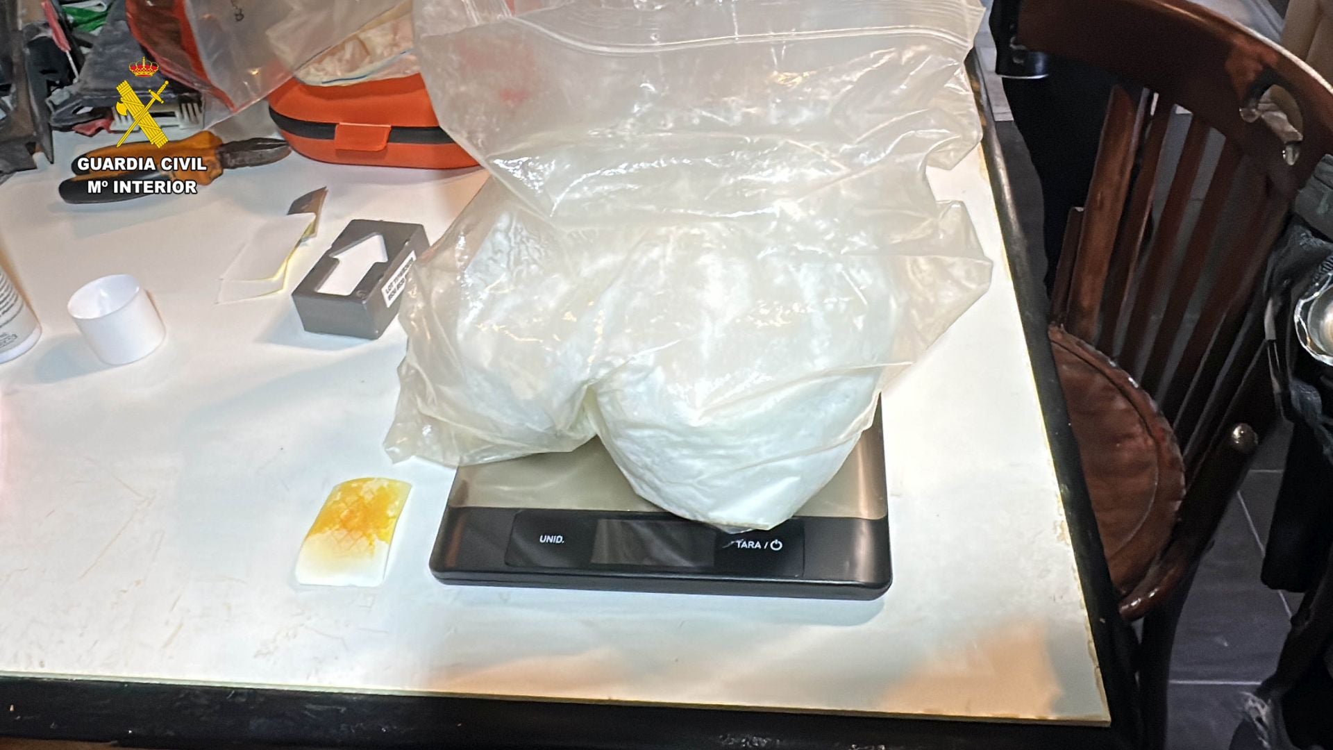 Las imágenes de la operación antidroga en Alcanadre