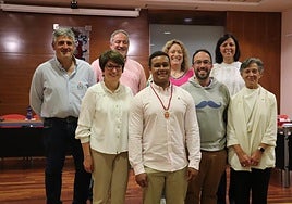 El grupo de gobierno, con Zambrano en el día de su toma de posesión.