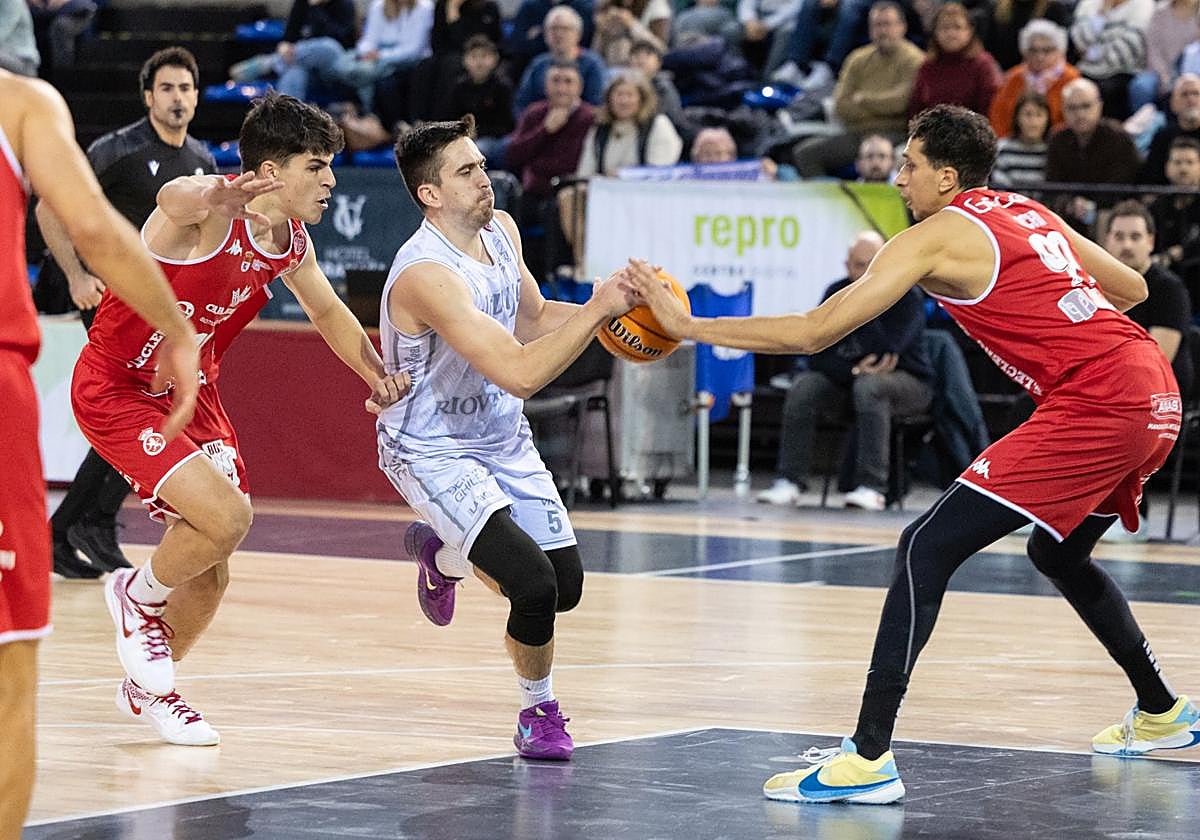 Miguel de Pablo durante un encuentro de la temporada pasada en el Palacio.