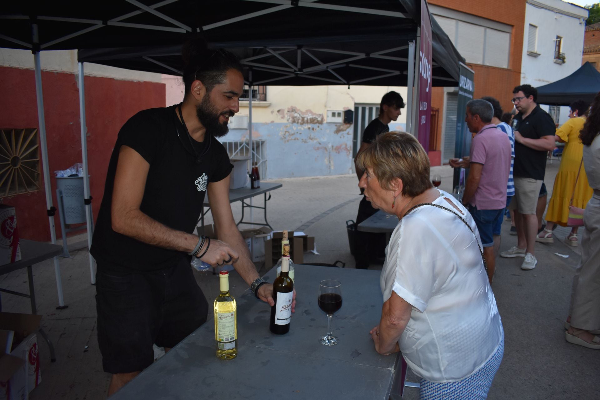 Fiesta del vino con música de Sabina en Ausejo