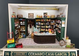 Una de las miniaturas que puede verse en la muestra.