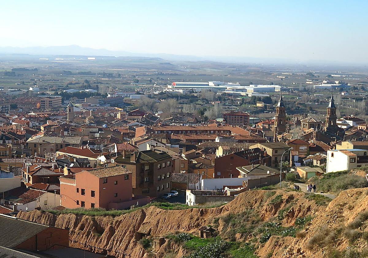 Vista panorámica de Alfaro.