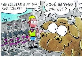 Los encierros de San Fermín, según Tris
