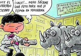 El grupo escultórico de rinocerontes, según Tris