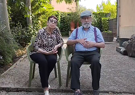 Rosa Castellot y Félix Reyes, que encabezan este listado de apoyo a Palestina.