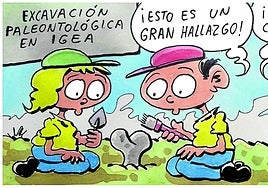 Los restos de dinosaurios de Igea, según Tris