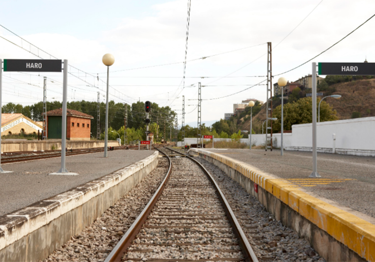 Estación de tren de Haro.
