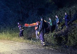 Rescate del hombre perdido.