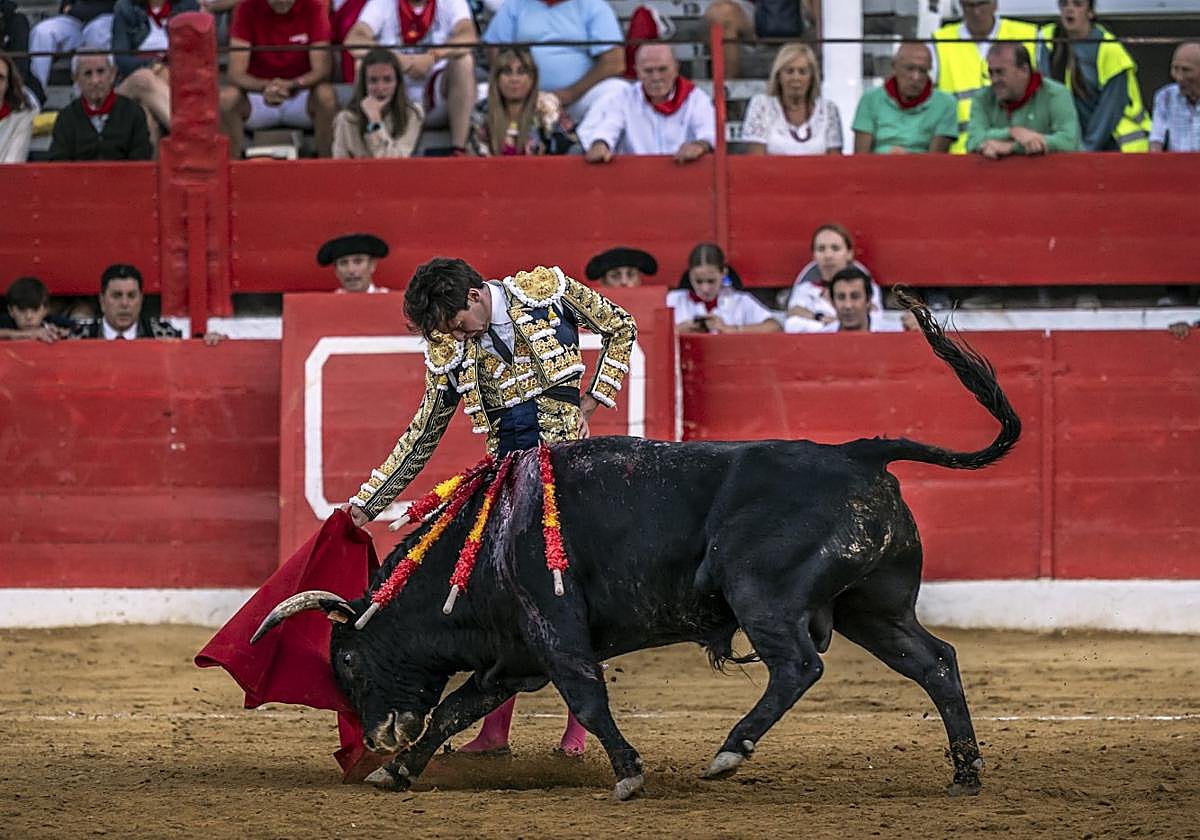 El novillero Fabio Jiménez, en la feria del año pasado.