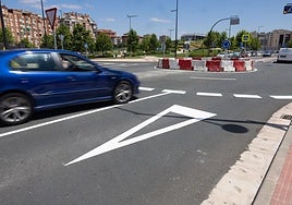 La rotonda en Miguel Delibes con Hermanos Hircio ya está en servicio