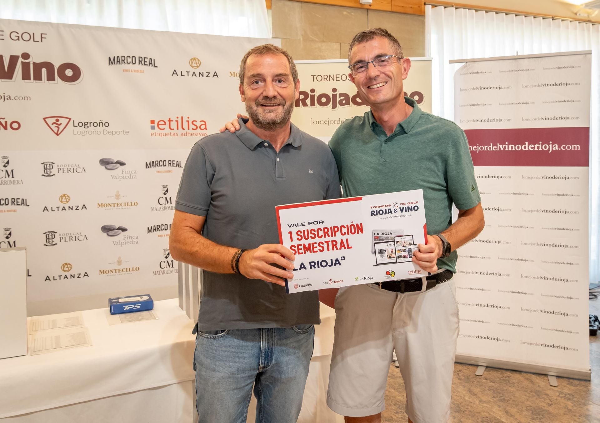La entrega de premios del Torneo Finca Valpiedra