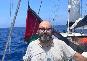 Toribio vuelve a embarcarse en una misión para visibilizar la situación de Gaza