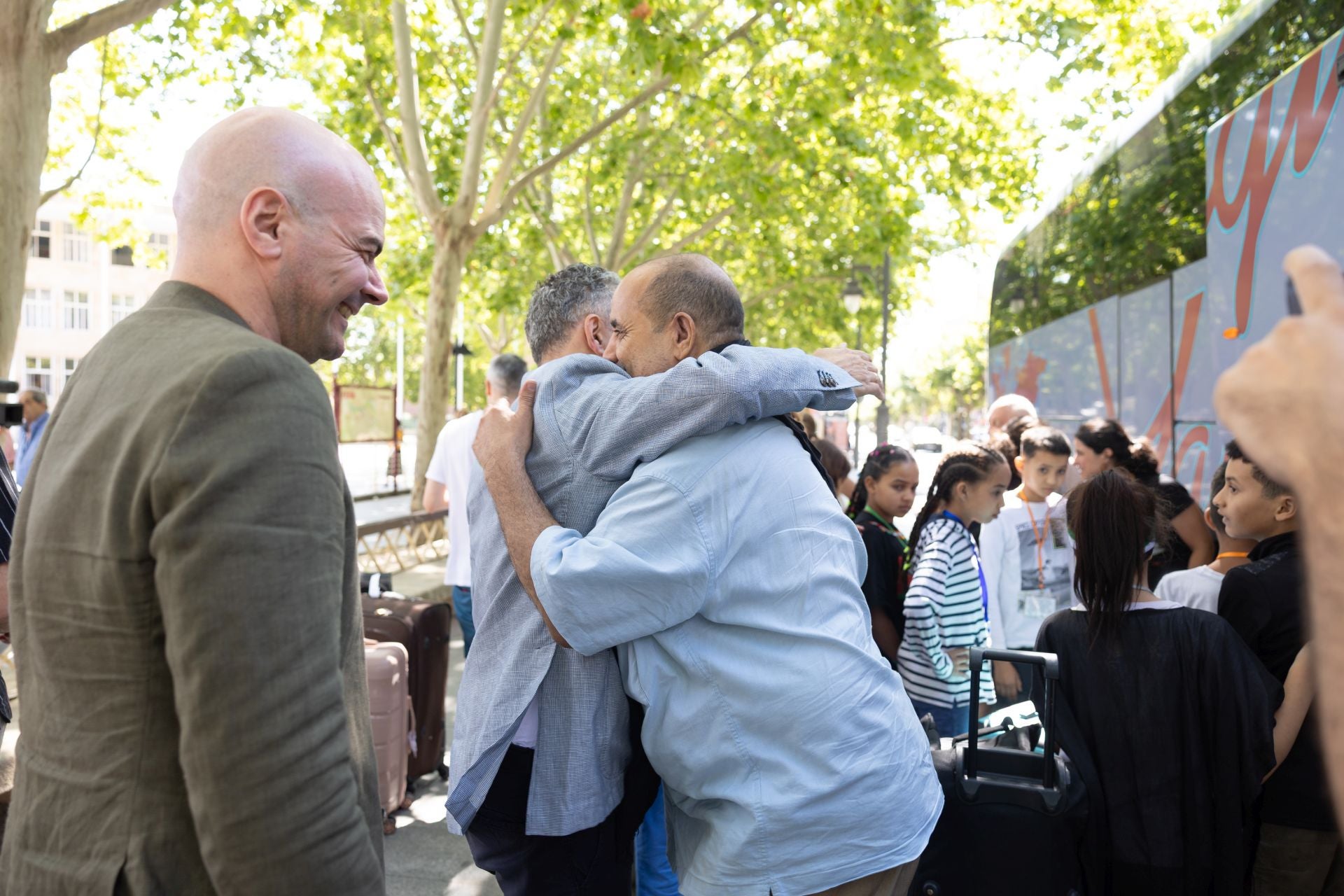 Logroño recibe a los niños saharauis que vivirán con familias de acogida