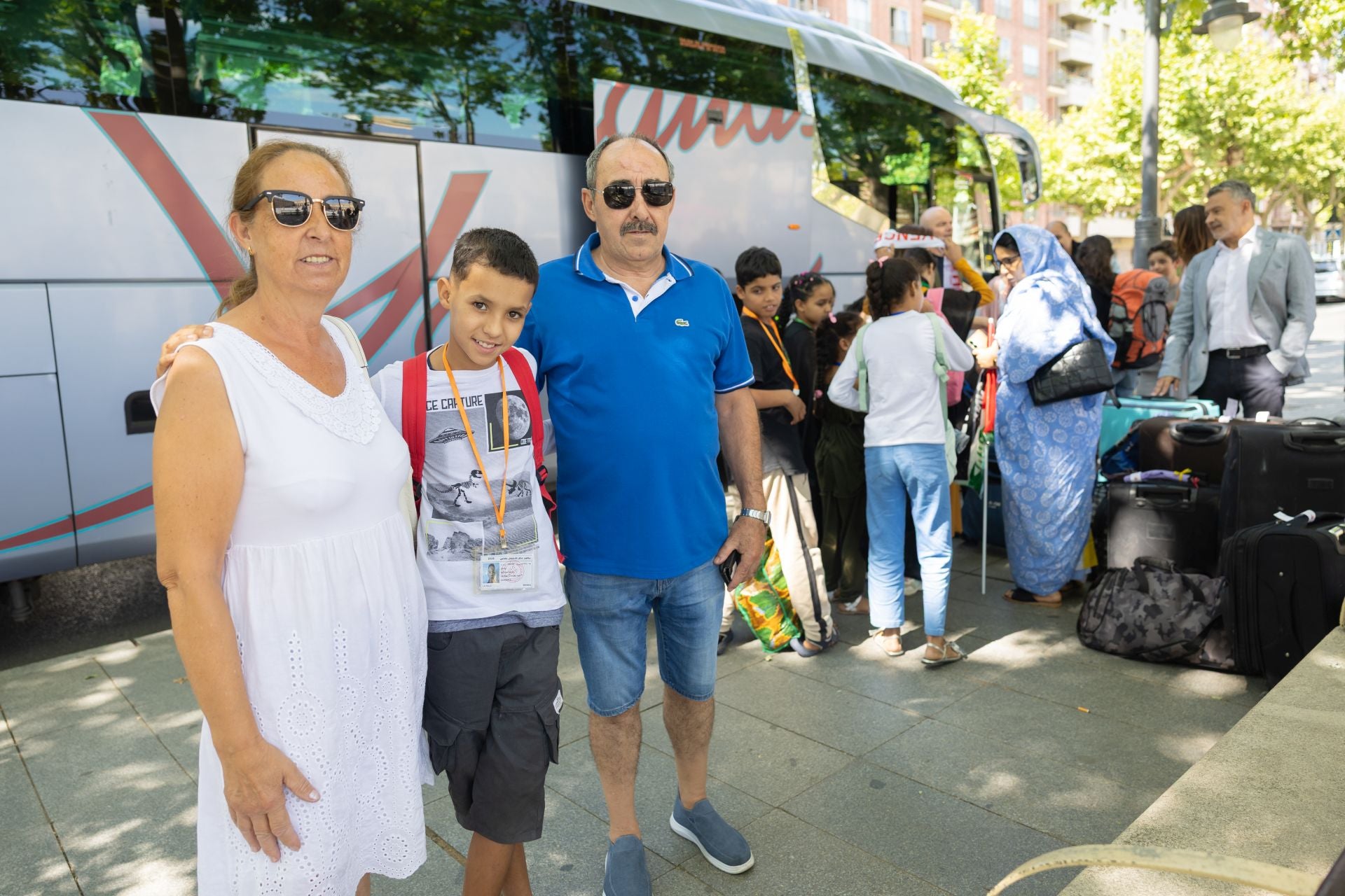 Logroño recibe a los niños saharauis que vivirán con familias de acogida