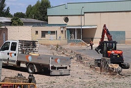 Los trabajos comenzaron esta semana por la tala de los árboles.