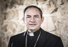 Abilio Martínez en el año 2017, cuando fue nombrado obispo de Osma-Soria.