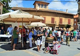 La Feria de Artesanía y Vino de Fuenmayor, en una edición anterior.
