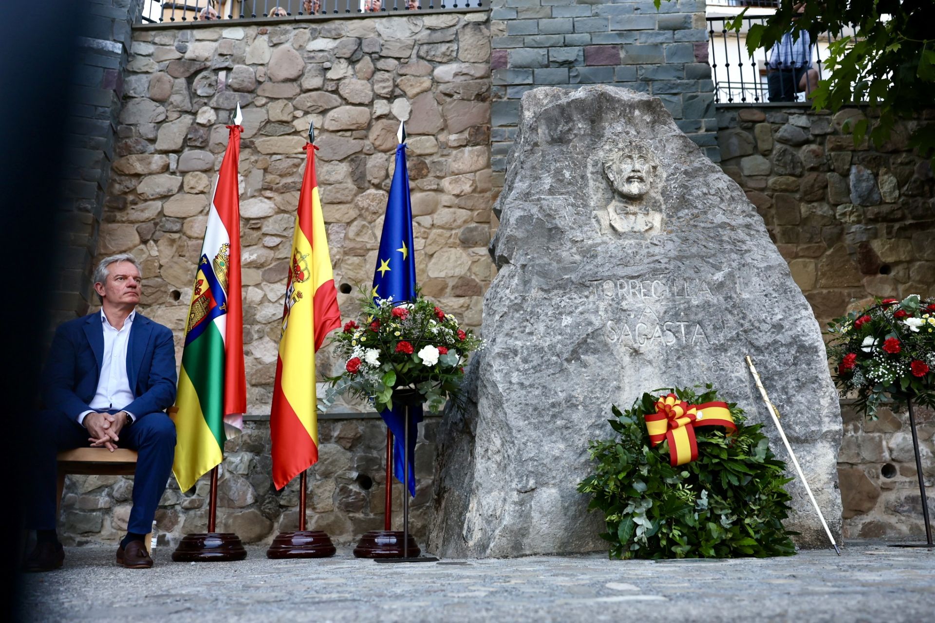 Acto institucional en memoria de Práxedes Mateo-Sagasta