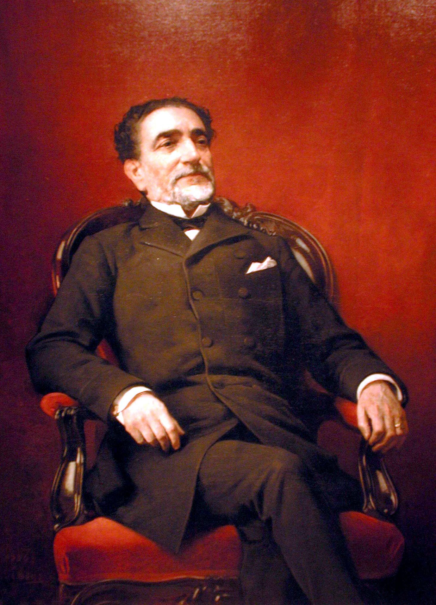 Retrato de Sagasta, de José Casado Alisal (1884), en el Congreso de los Diputados.