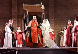 Representación de las Crónicas Najerenses, en una edición anterior.