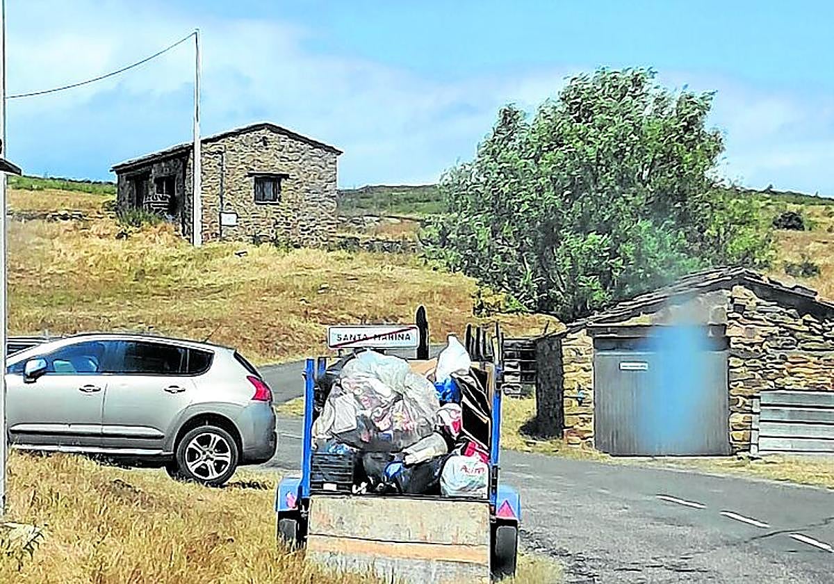 Basuras en Santa Marina, hoy en La Guindilla.