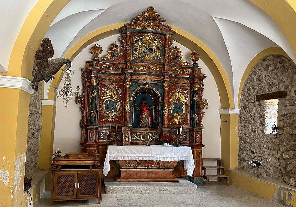 Retablo de la ermita de Santiago.