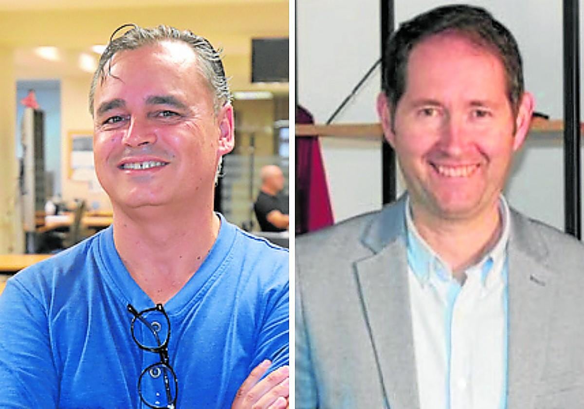 Gustavo Sáenz y Jesús Alonso.