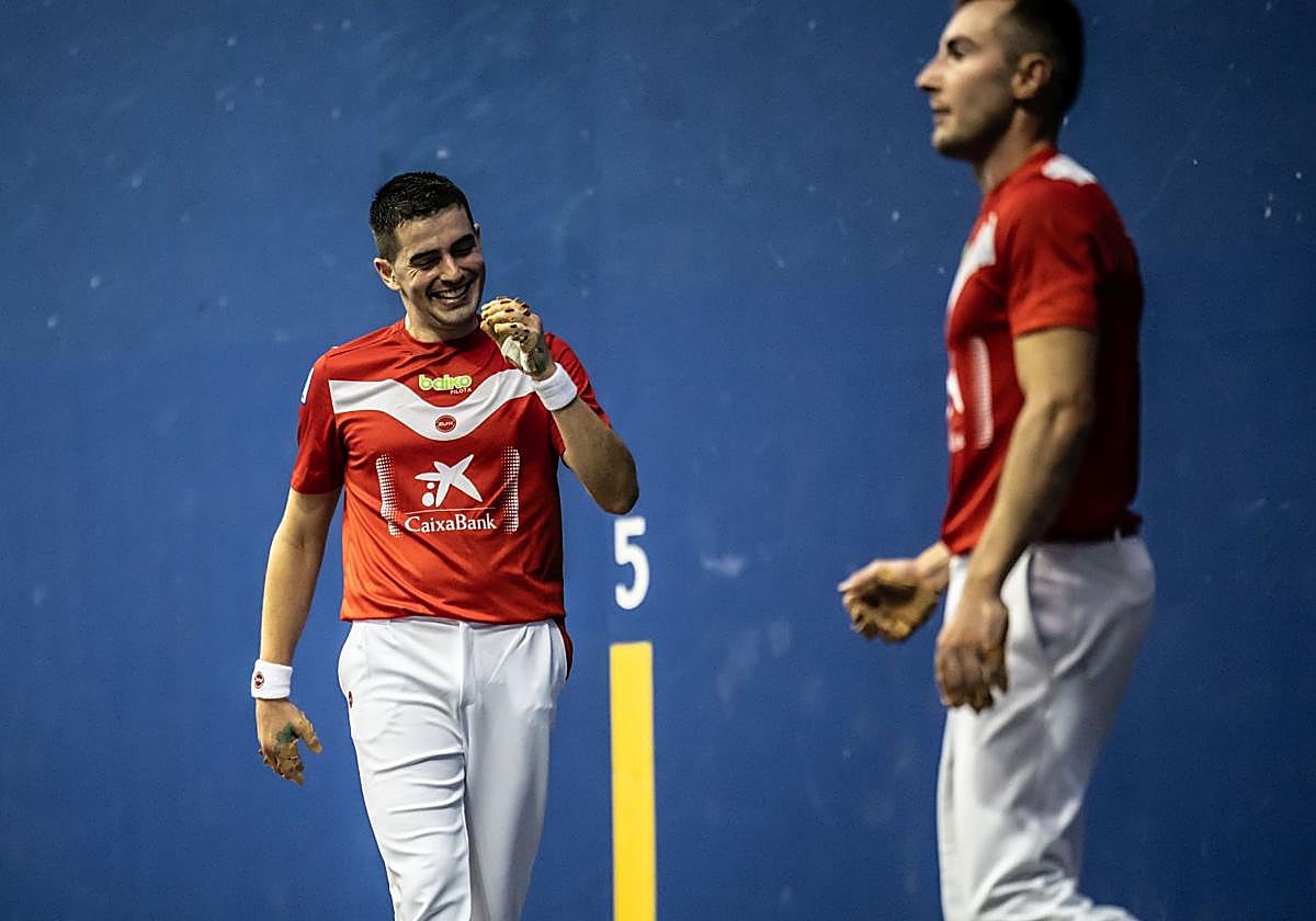 Rubén Salaverri, este sábado en Huércanos.