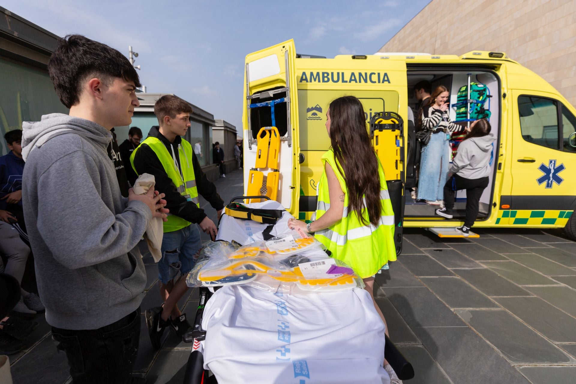 Participantes en la feria de FP de La Rioja celebrada el pasado año.