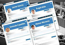 Imagen del hemiciclo riojano durante el pasado debate sobre el estado de la región.