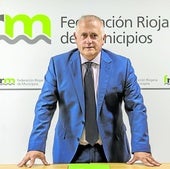 Jorge Loyo, en la sede de la Federación Riojana de Municipios.