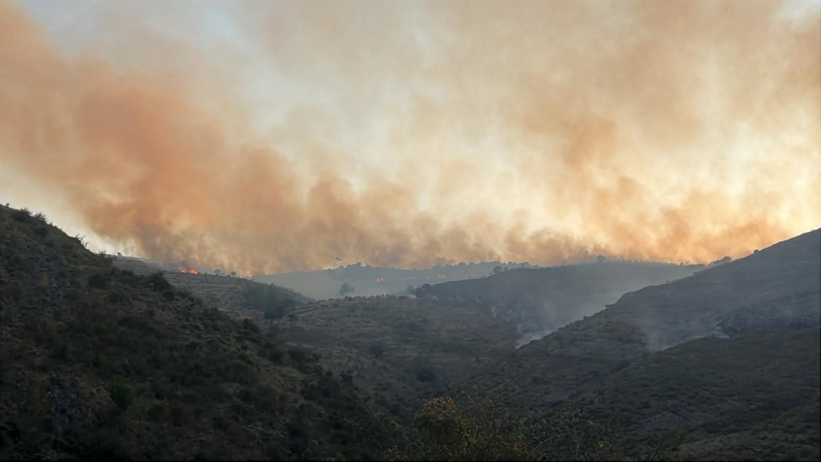 Las imágenes del incendio de Cornago