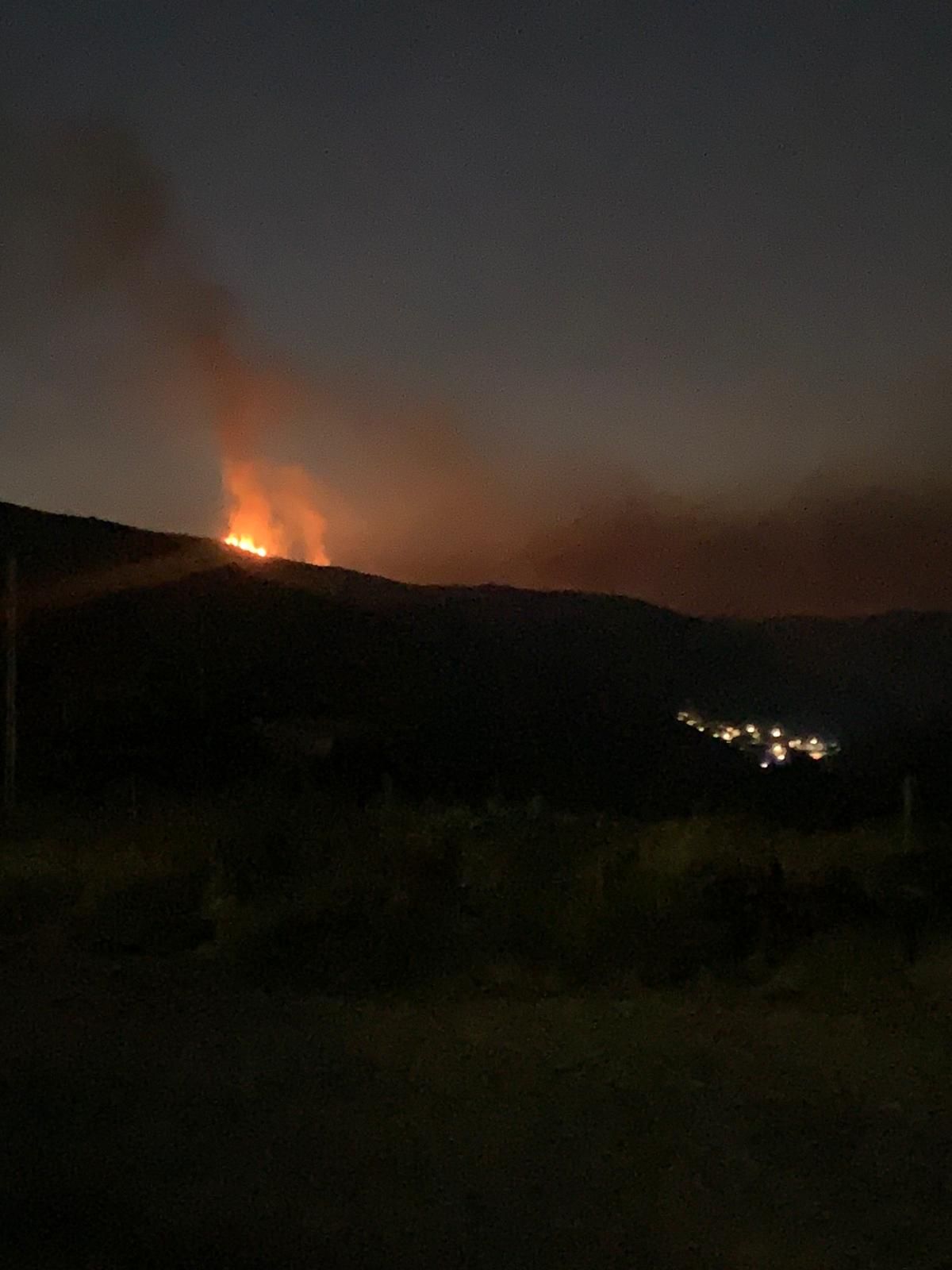 Las imágenes del incendio de Cornago