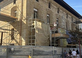 El Palacio de los Ángeles, este martes.