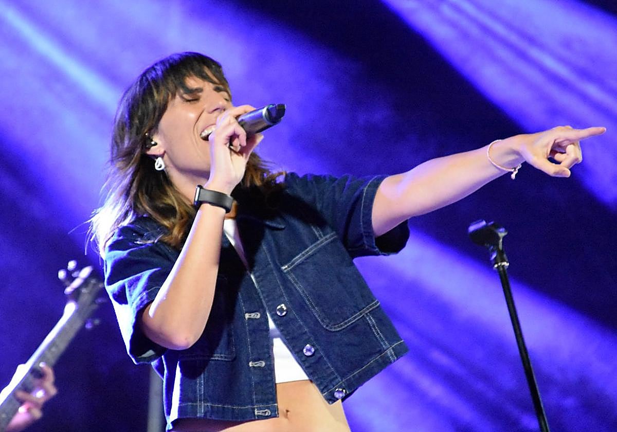 Carolina Celorrio, cantante del grupo indie Marcú.