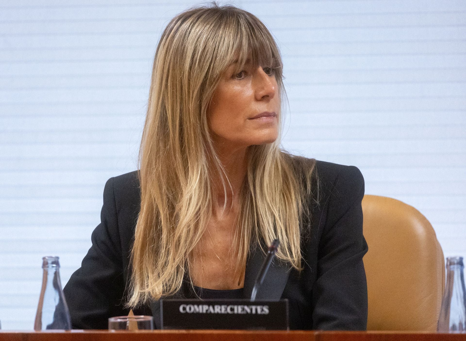 Begoña Gómez, durante una comparecencia en la Asamblea de Madrid.