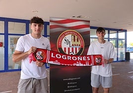 David San Martín y David Sánchez en su presentación.