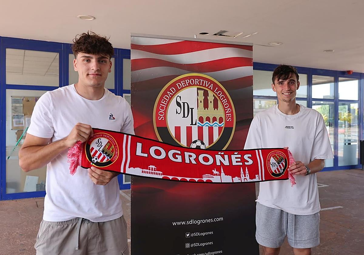 David San Martín y David Sánchez en su presentación.