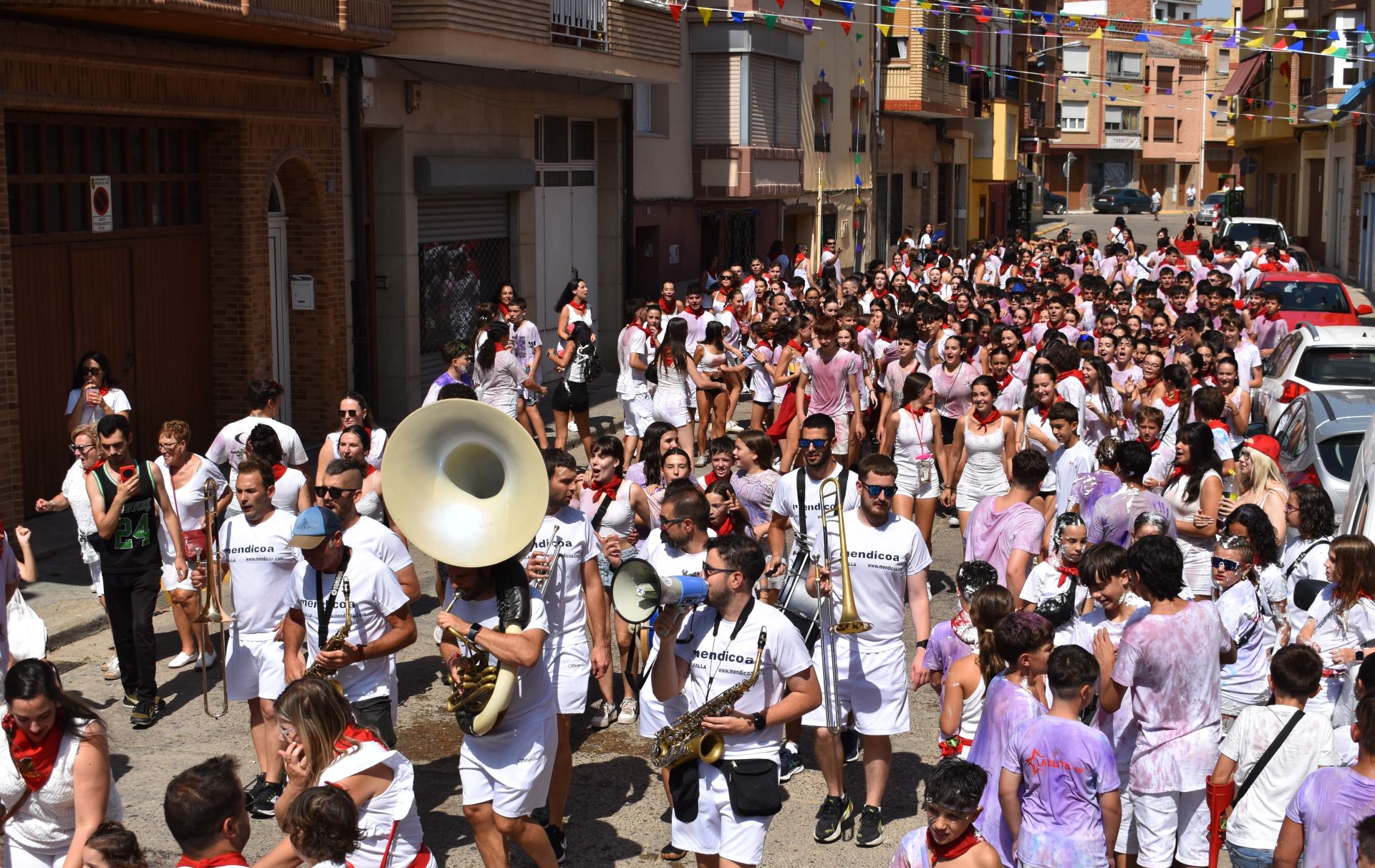 Las imágenes del cohete de las fiestas de Rincón de Soto