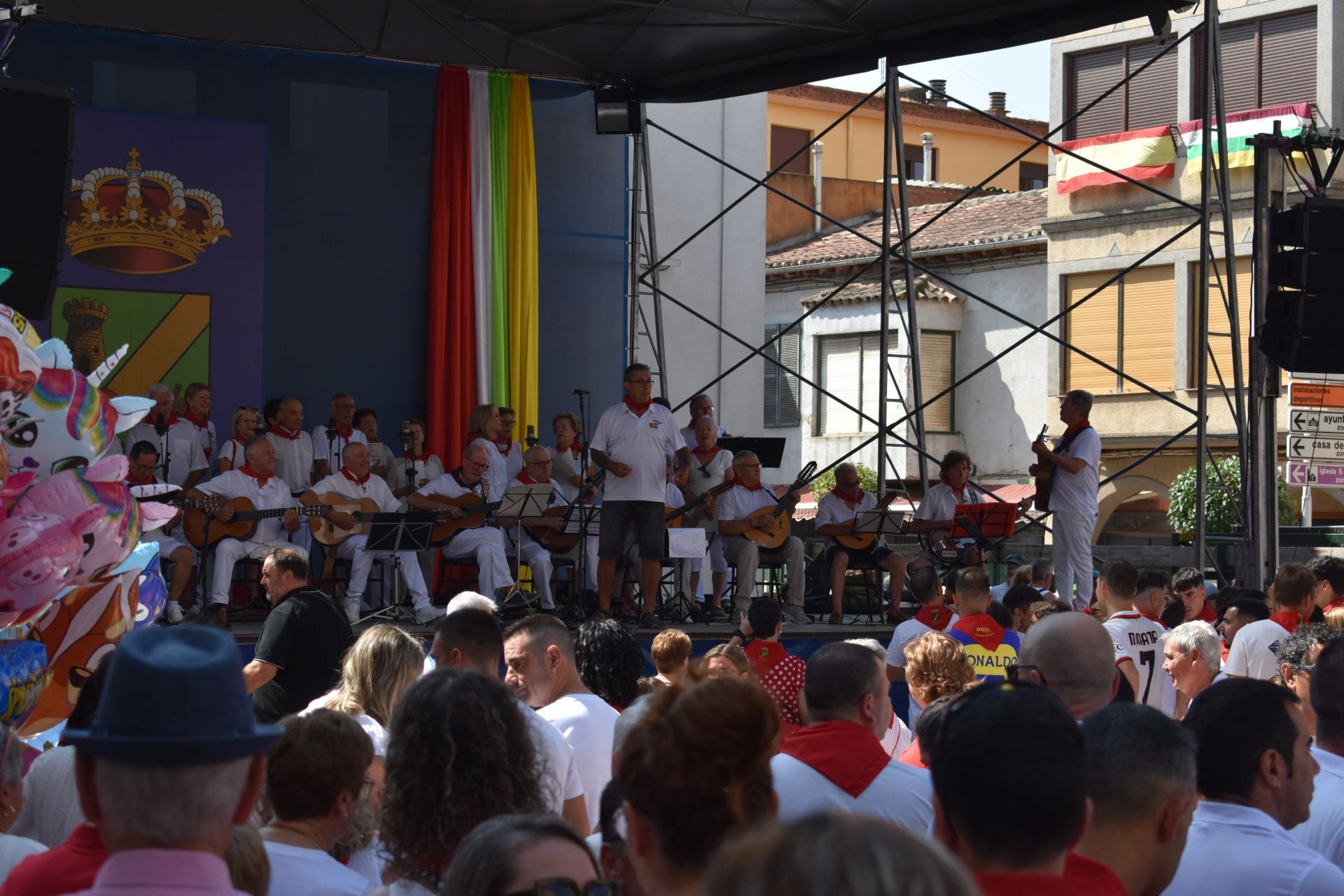 Las imágenes del cohete de las fiestas de Rincón de Soto