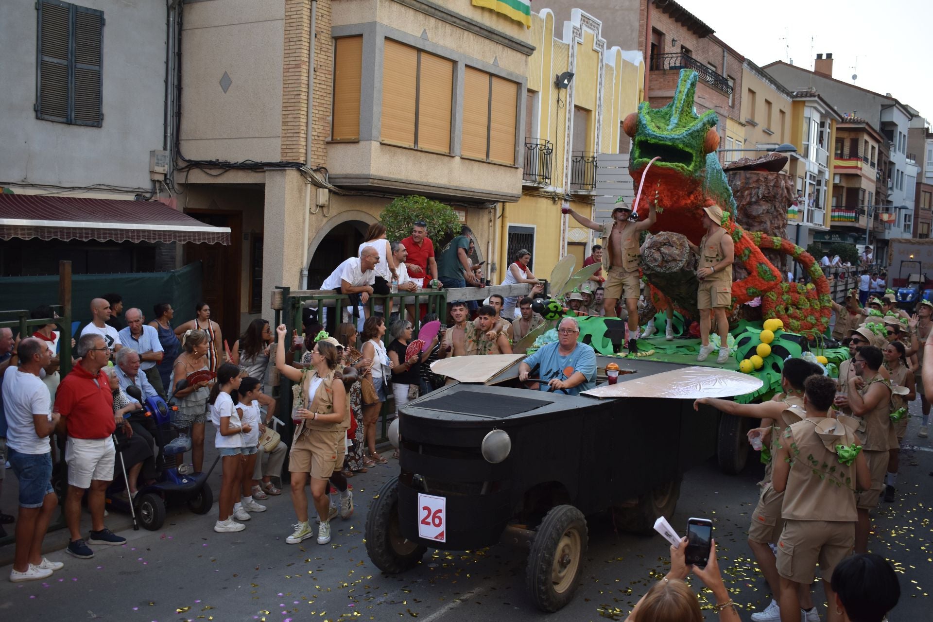 Rincón de Soto disfrutó de las carrozas