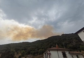 Incendio en Mansilla de la Sierra.
