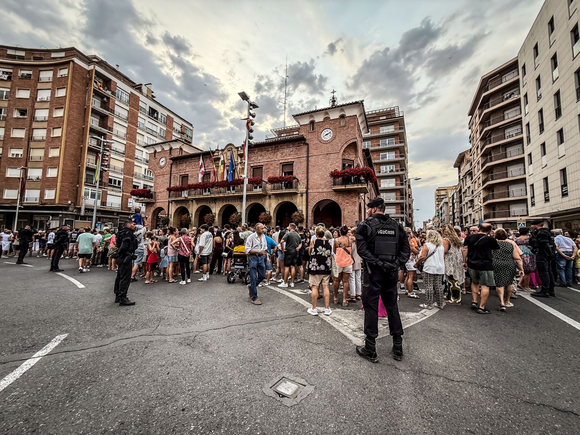 Las imágenes de la concentración de Calahorra