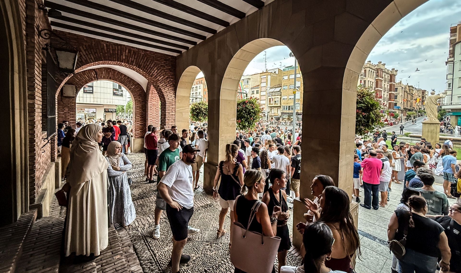 Las imágenes de la concentración de Calahorra