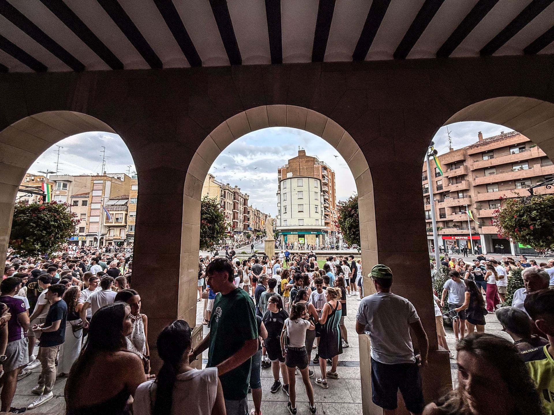 Las imágenes de la concentración de Calahorra